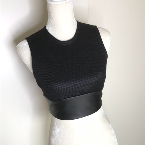 Asilio Tops - Asilio Black Crop Top